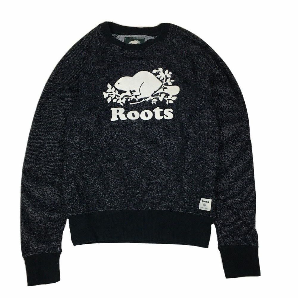Women’s Roots Salt & Pepper Crewneck